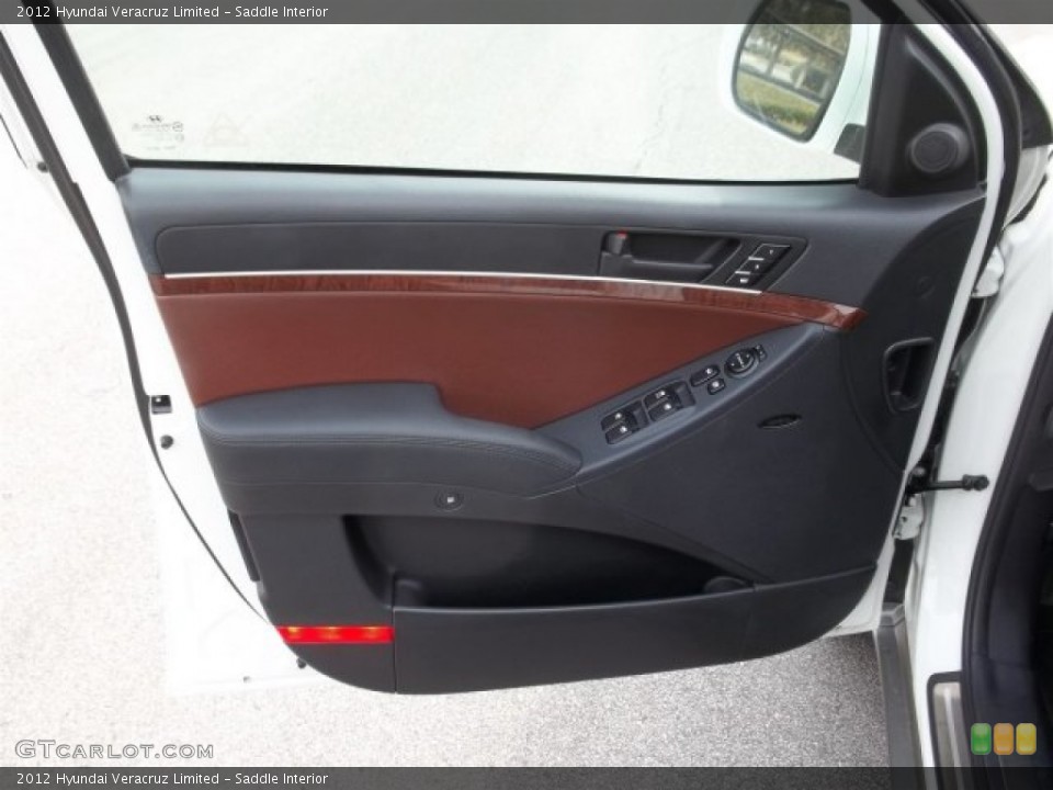 Saddle Interior Door Panel for the 2012 Hyundai Veracruz Limited #75414990