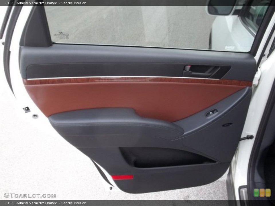 Saddle Interior Door Panel for the 2012 Hyundai Veracruz Limited #75415038