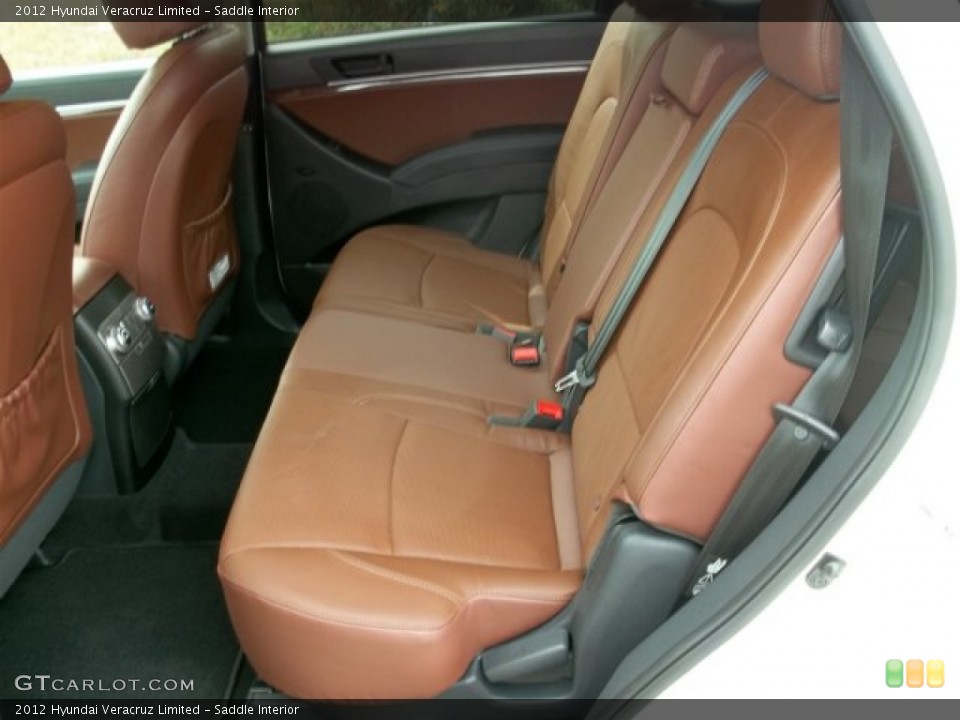 Saddle Interior Rear Seat for the 2012 Hyundai Veracruz Limited #75415068