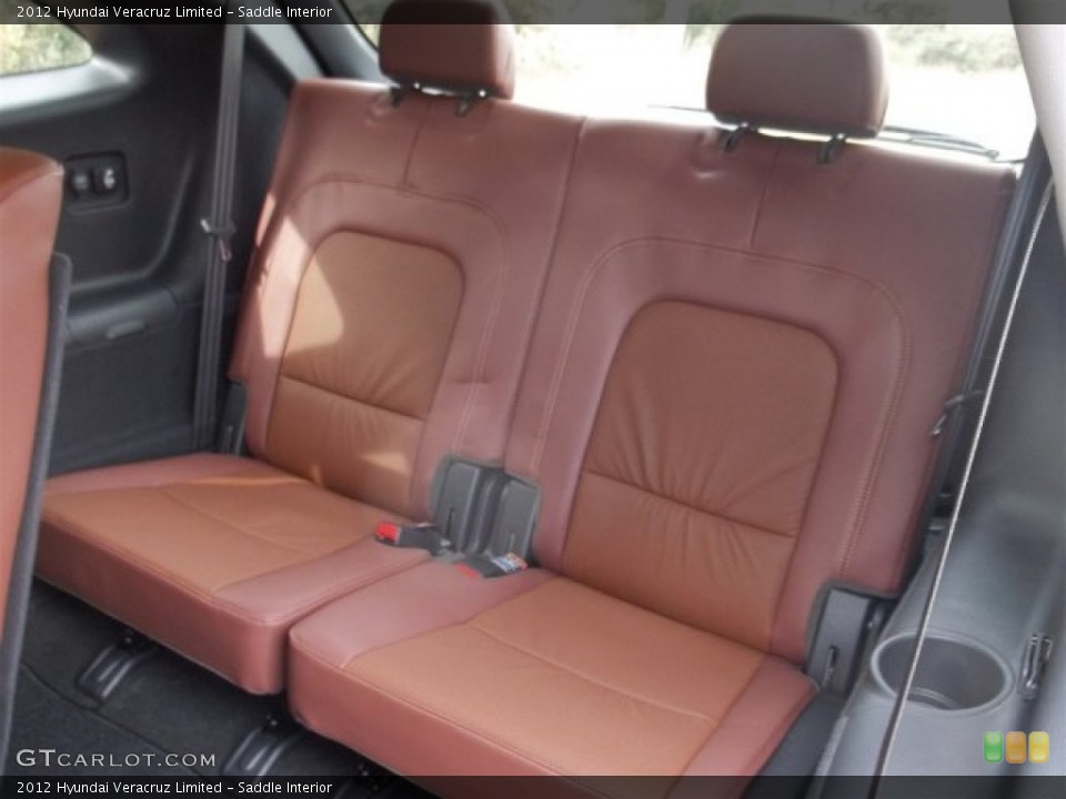 Saddle Interior Rear Seat for the 2012 Hyundai Veracruz Limited #75415089