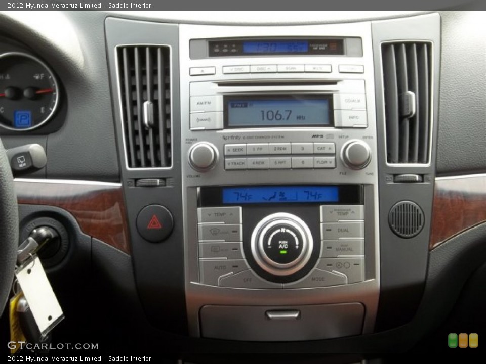 Saddle Interior Controls for the 2012 Hyundai Veracruz Limited #75415299