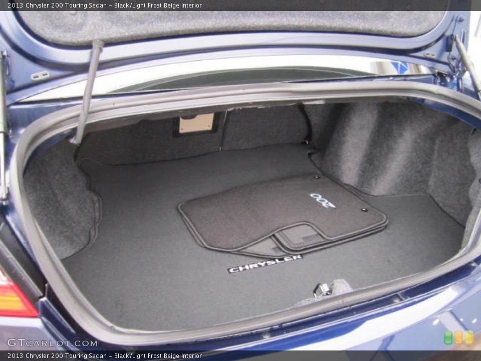 Black/Light Frost Beige Interior Trunk for the 2013 Chrysler 200 Touring Sedan #75417663