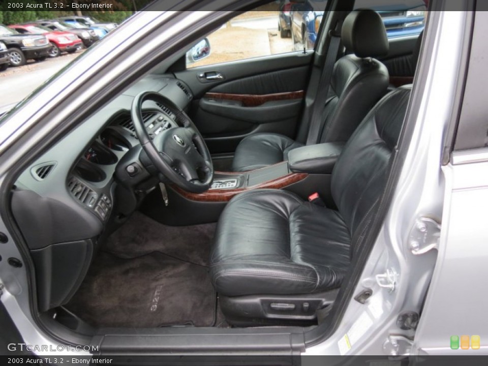 Ebony Interior Front Seat for the 2003 Acura TL 3.2 #75421977