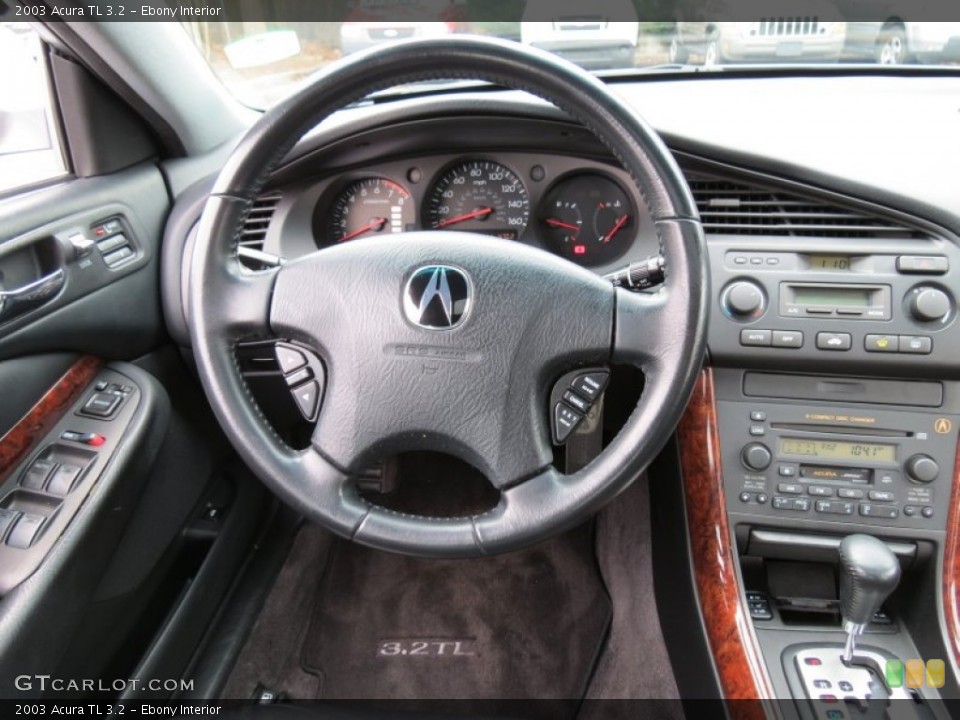 Ebony Interior Steering Wheel for the 2003 Acura TL 3.2 #75422133
