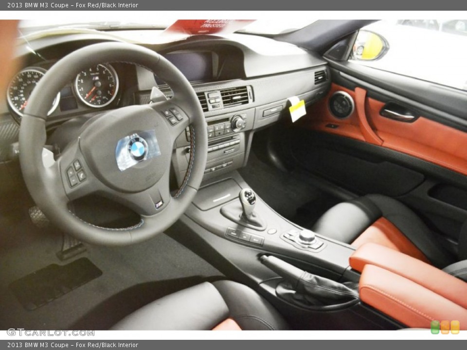 Fox Red/Black Interior Prime Interior for the 2013 BMW M3 Coupe #75422211