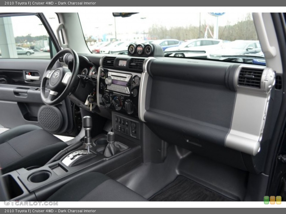 Dark Charcoal Interior Dashboard for the 2010 Toyota FJ Cruiser 4WD #75422244