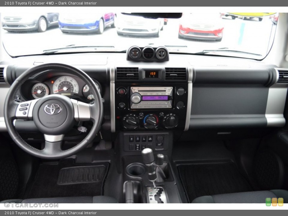 Dark Charcoal Interior Dashboard for the 2010 Toyota FJ Cruiser 4WD #75422343