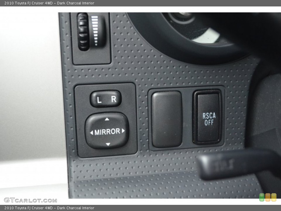 Dark Charcoal Interior Controls for the 2010 Toyota FJ Cruiser 4WD #75422381