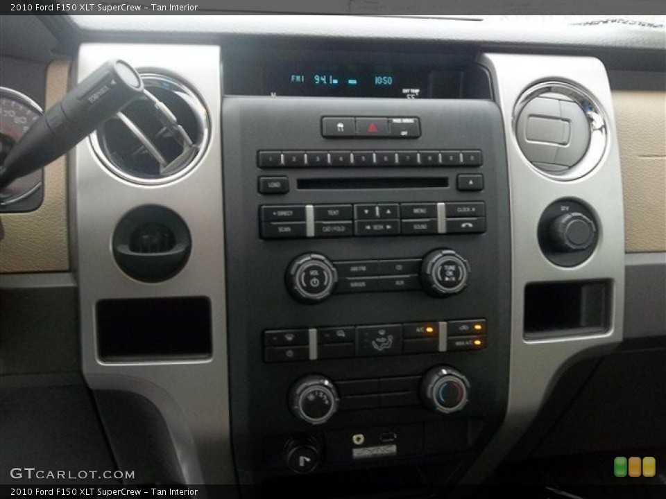 Tan Interior Controls for the 2010 Ford F150 XLT SuperCrew #75424140
