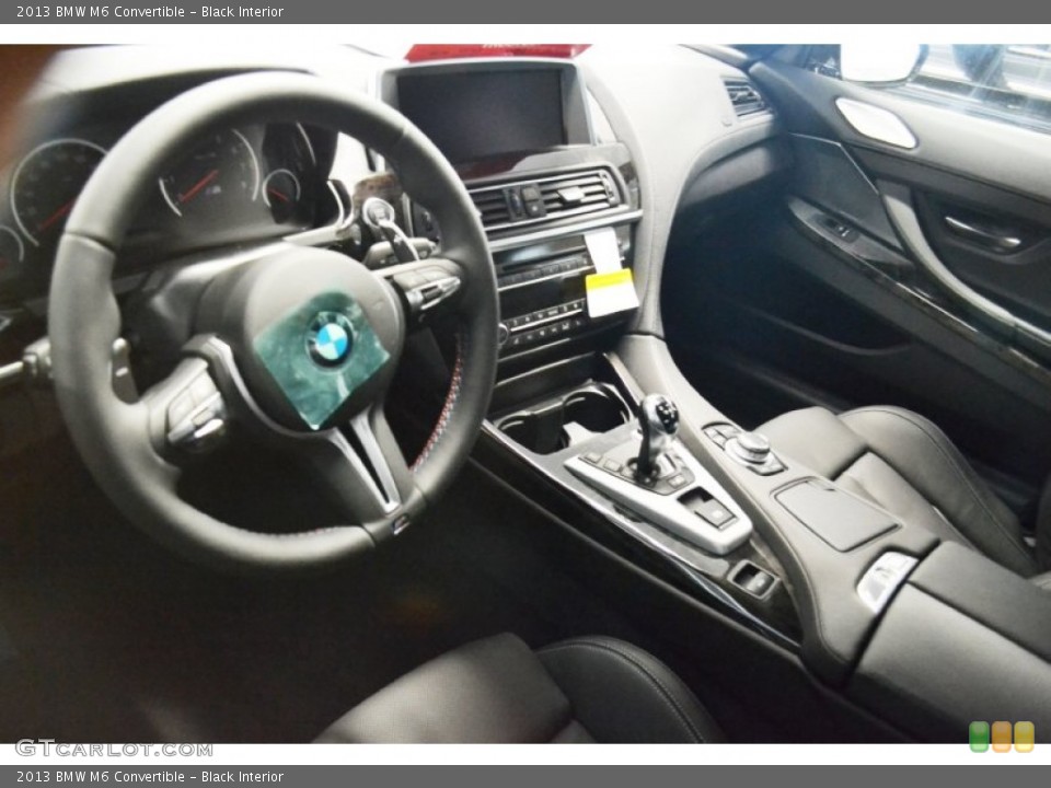 Black Interior Prime Interior for the 2013 BMW M6 Convertible #75424400