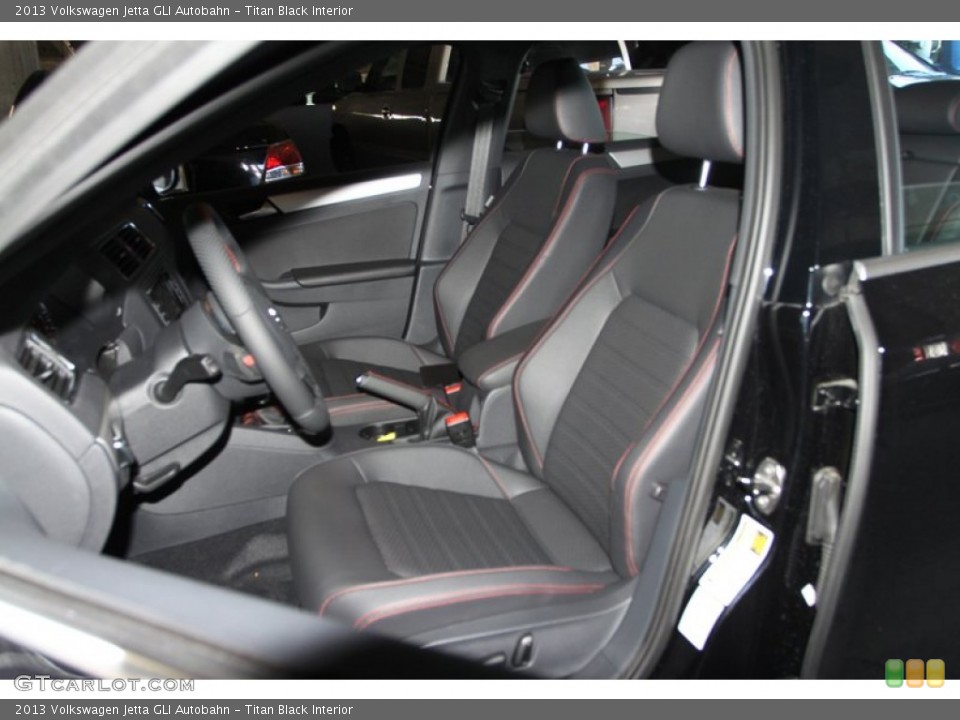 Titan Black Interior Front Seat for the 2013 Volkswagen Jetta GLI Autobahn #75424741