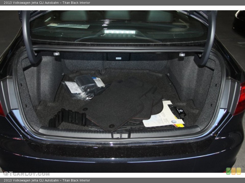 Titan Black Interior Trunk for the 2013 Volkswagen Jetta GLI Autobahn #75424905