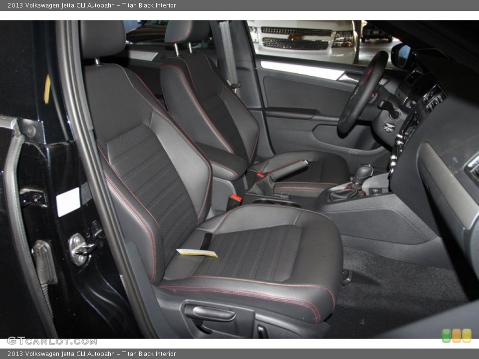 Titan Black Interior Front Seat for the 2013 Volkswagen Jetta GLI Autobahn #75424974