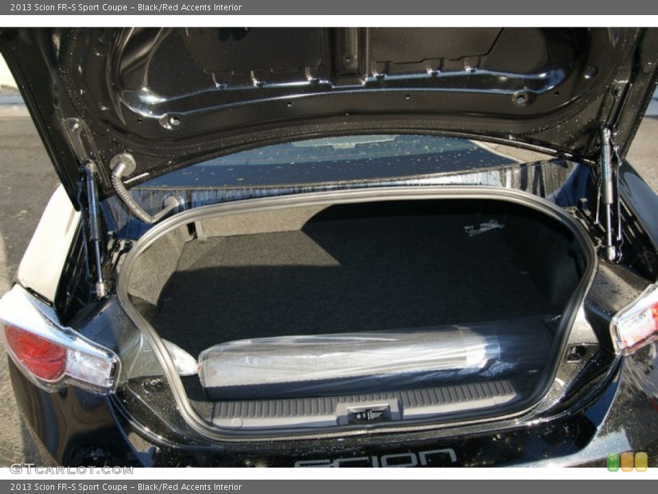Black/Red Accents Interior Trunk for the 2013 Scion FR-S Sport Coupe #75427614