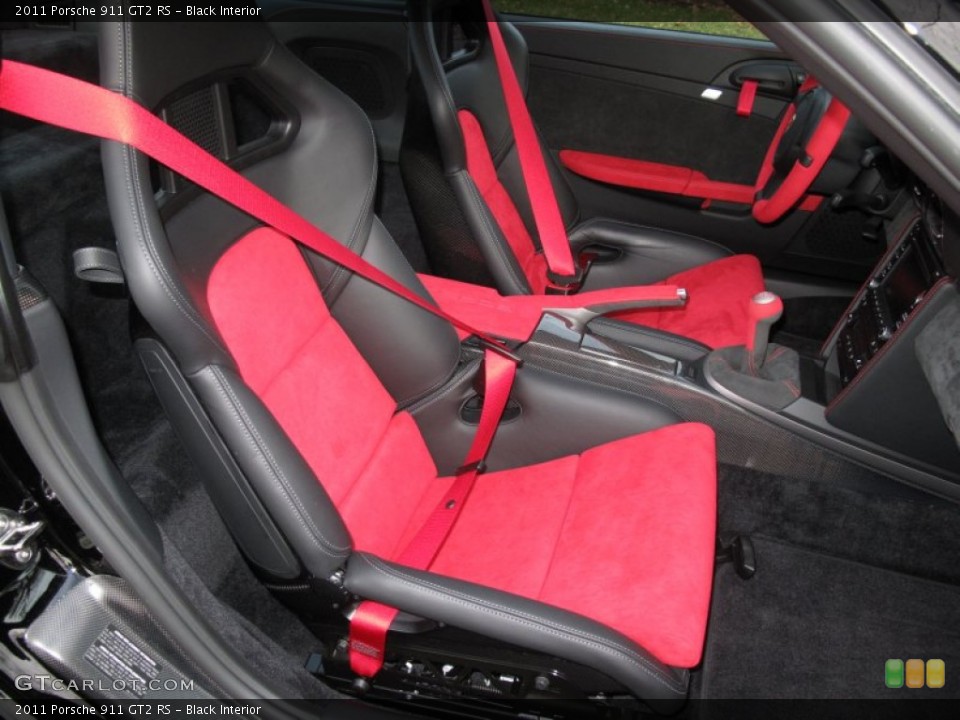Black Interior Front Seat for the 2011 Porsche 911 GT2 RS #75429009