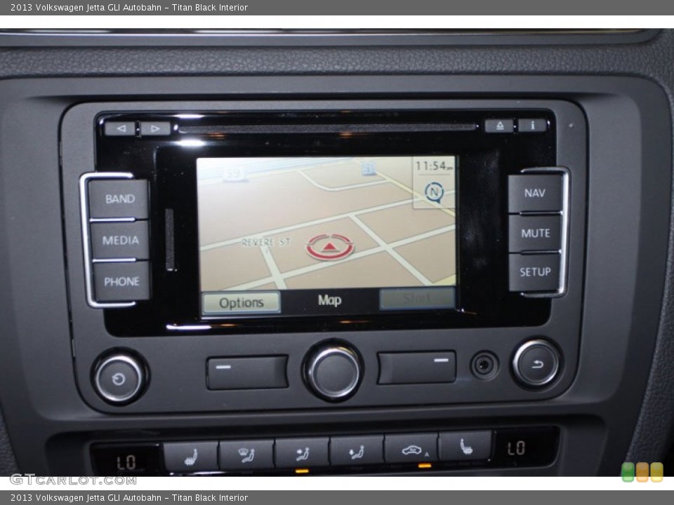 Titan Black Interior Navigation for the 2013 Volkswagen Jetta GLI Autobahn #75429468