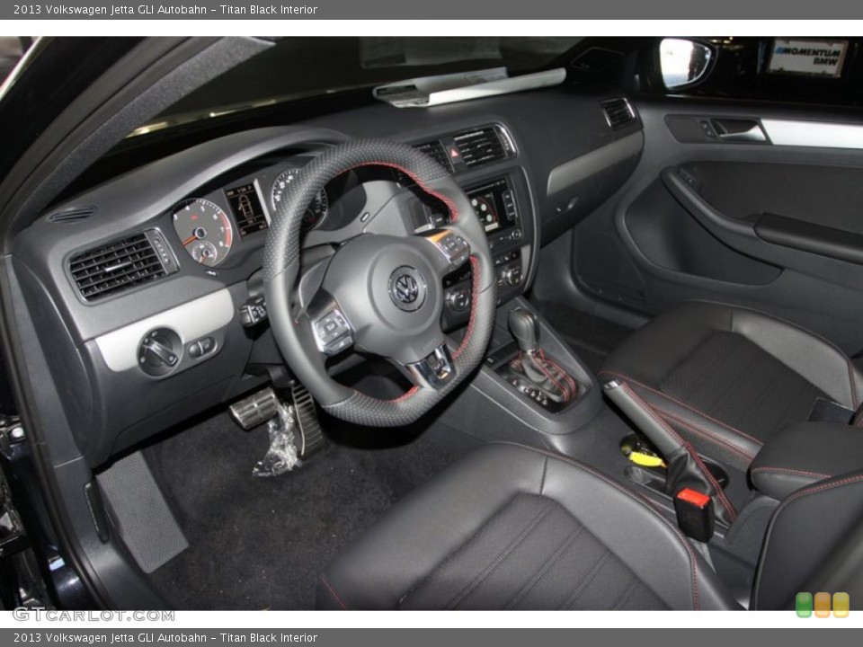 Titan Black Interior Prime Interior for the 2013 Volkswagen Jetta GLI Autobahn #75430554