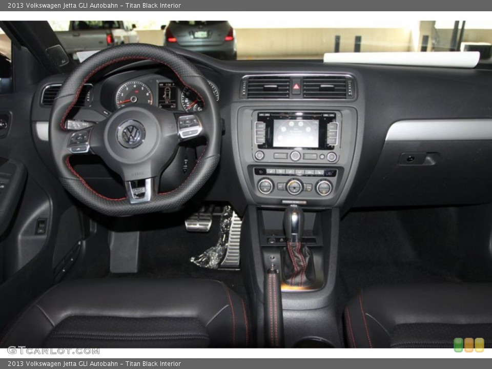 Titan Black Interior Dashboard for the 2013 Volkswagen Jetta GLI Autobahn #75430633