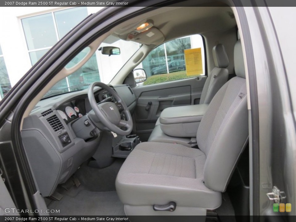 Medium Slate Gray Interior Front Seat for the 2007 Dodge Ram 2500 ST Regular Cab #75433121