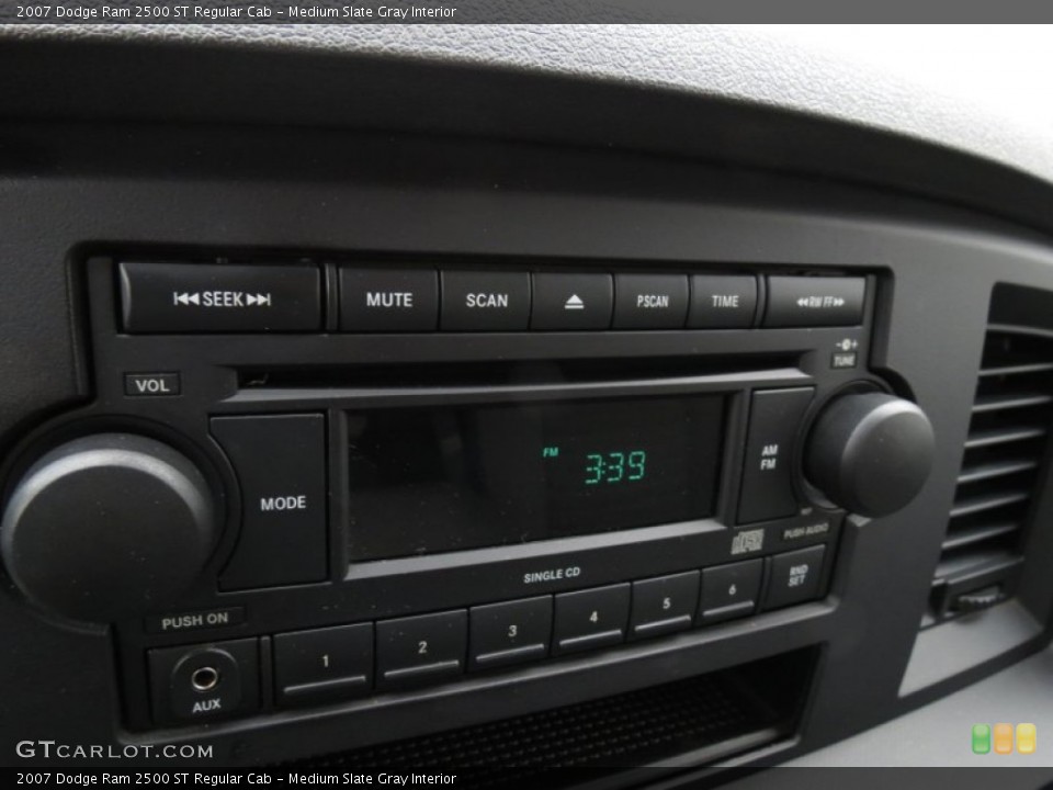 Medium Slate Gray Interior Audio System for the 2007 Dodge Ram 2500 ST Regular Cab #75433527