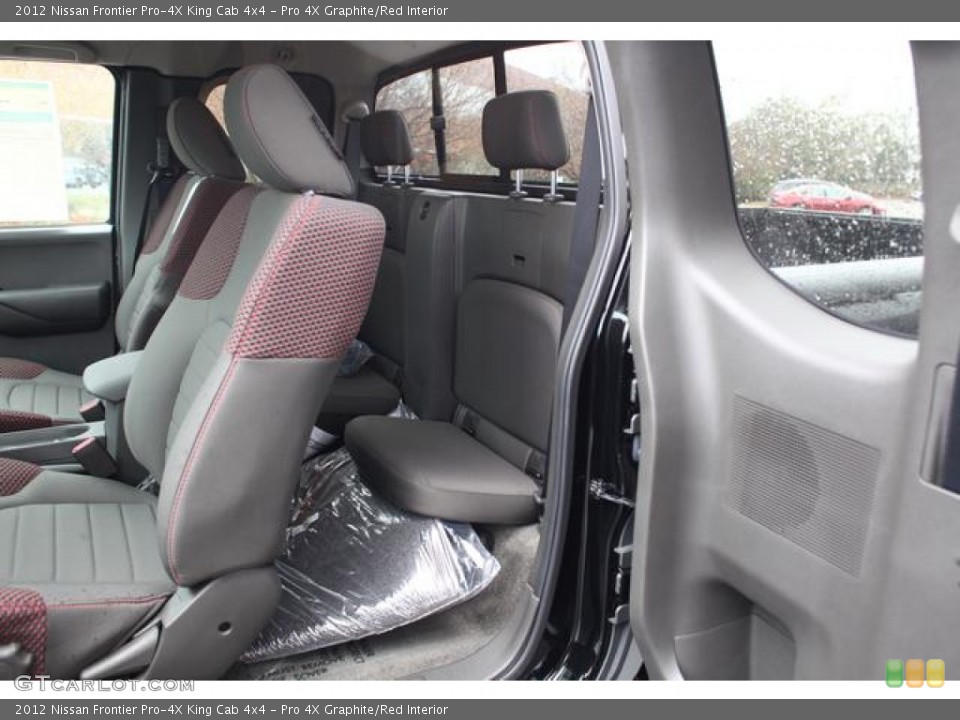 Pro 4X Graphite/Red Interior Photo for the 2012 Nissan Frontier Pro-4X King Cab 4x4 #75434280