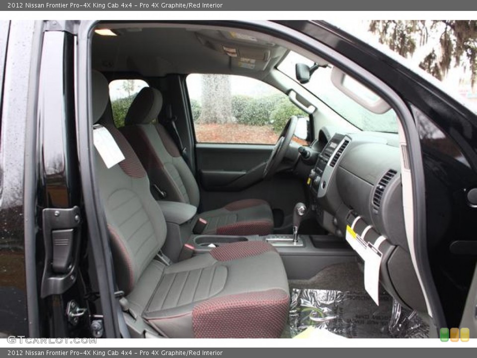Pro 4X Graphite/Red Interior Photo for the 2012 Nissan Frontier Pro-4X King Cab 4x4 #75434340