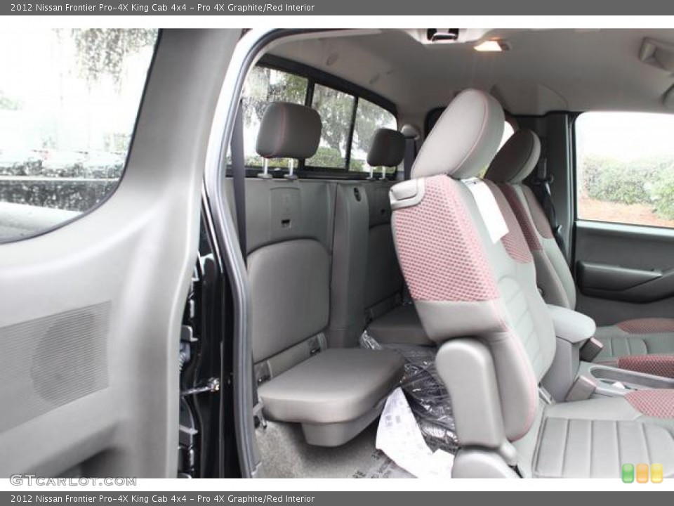 Pro 4X Graphite/Red Interior Photo for the 2012 Nissan Frontier Pro-4X King Cab 4x4 #75434343