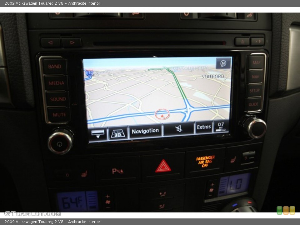 Anthracite Interior Navigation for the 2009 Volkswagen Touareg 2 V8 #75435141