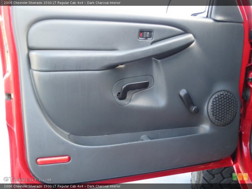 Dark Charcoal Interior Door Panel for the 2006 Chevrolet Silverado 1500 LT Regular Cab 4x4 #75437016