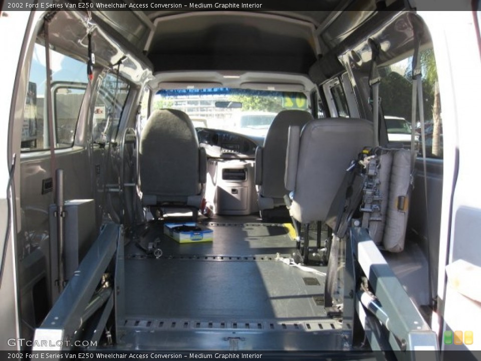 Medium Graphite Interior Photo for the 2002 Ford E Series Van E250 Wheelchair Access Conversion #75437334