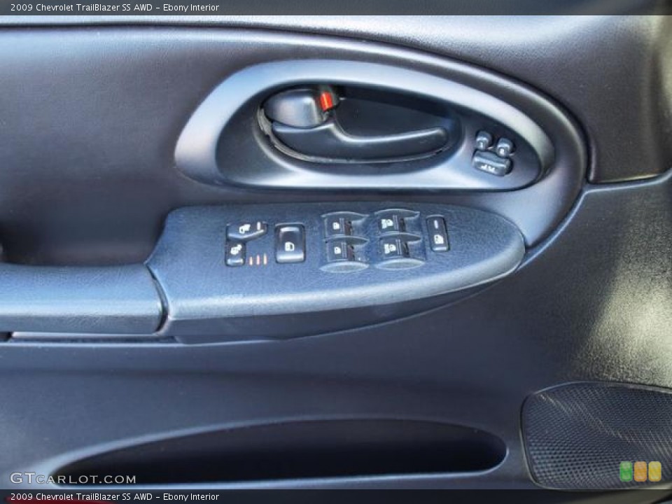 Ebony Interior Controls for the 2009 Chevrolet TrailBlazer SS AWD #75438798