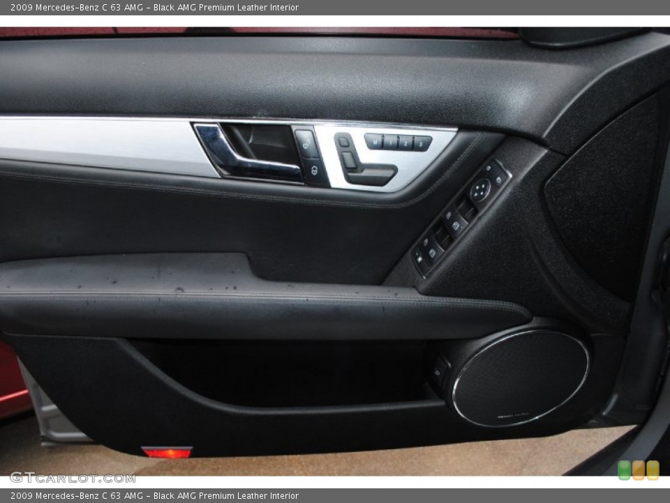 Black AMG Premium Leather Interior Door Panel for the 2009 Mercedes-Benz C 63 AMG #75439833