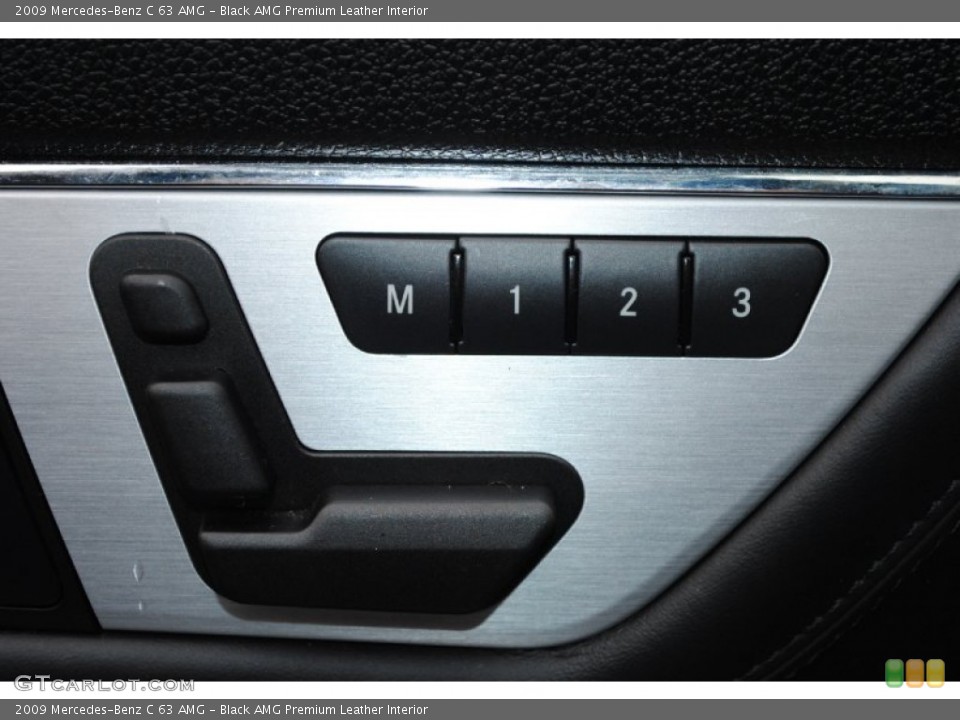 Black AMG Premium Leather Interior Controls for the 2009 Mercedes-Benz C 63 AMG #75439851