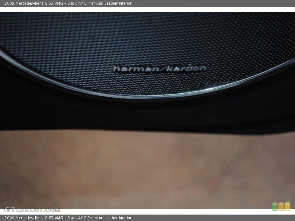 Black AMG Premium Leather Interior Audio System for the 2009 Mercedes-Benz C 63 AMG #75439869