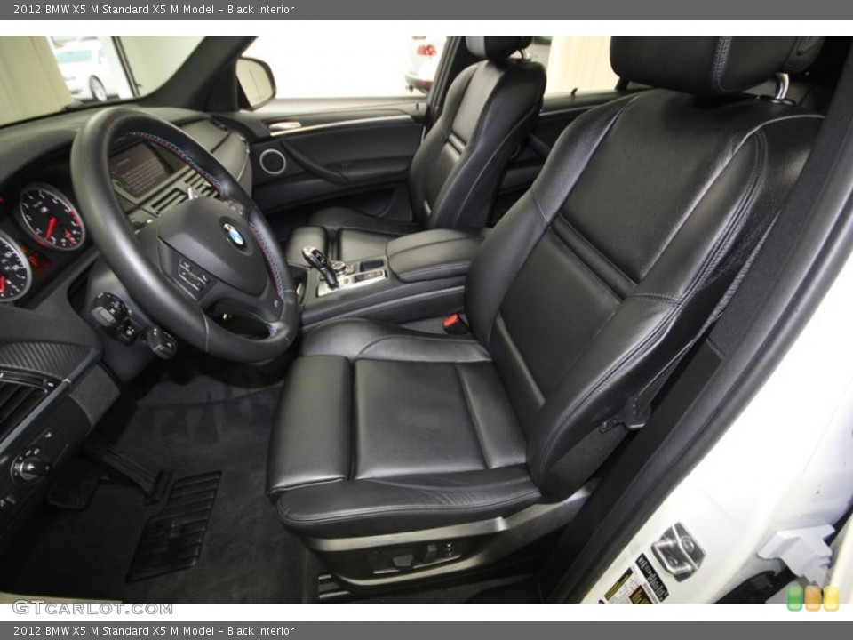 Black Interior Front Seat for the 2012 BMW X5 M  #75439949