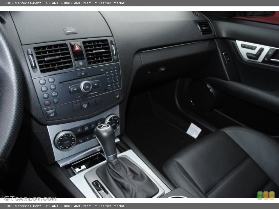 Black AMG Premium Leather Interior Controls for the 2009 Mercedes-Benz C 63 AMG #75439977