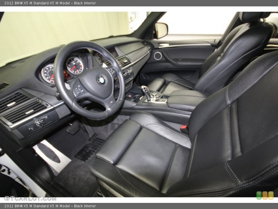 Black Interior Photo for the 2012 BMW X5 M  #75440115