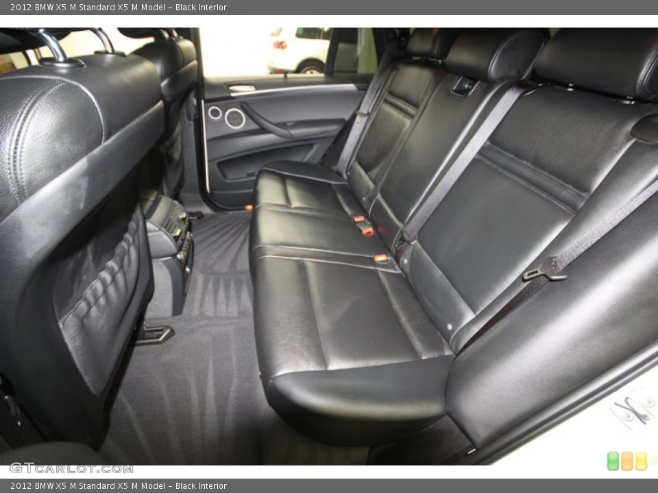 Black Interior Rear Seat for the 2012 BMW X5 M  #75440133