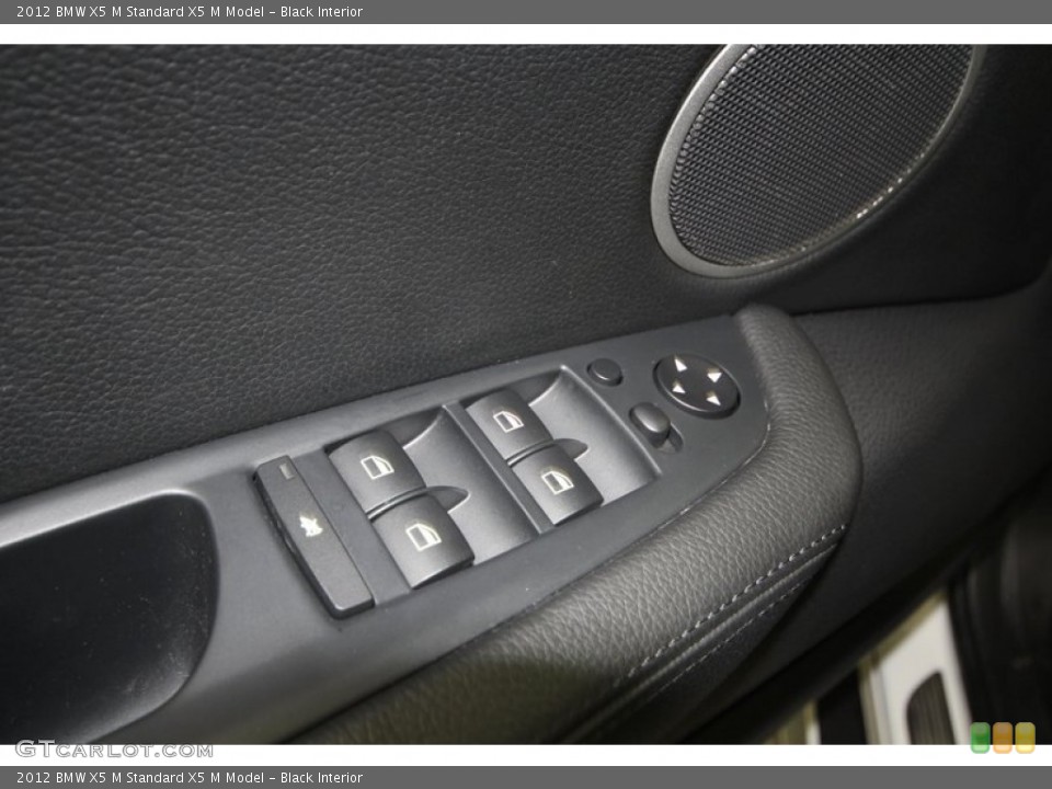 Black Interior Controls for the 2012 BMW X5 M  #75440170