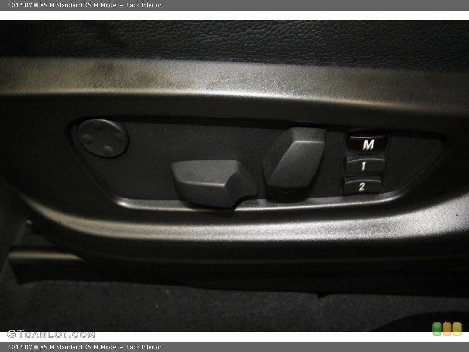 Black Interior Controls for the 2012 BMW X5 M  #75440199
