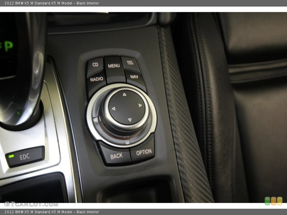 Black Interior Controls for the 2012 BMW X5 M  #75440372