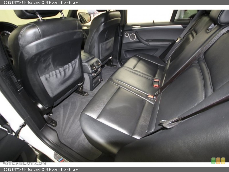 Black Interior Rear Seat for the 2012 BMW X5 M  #75440460