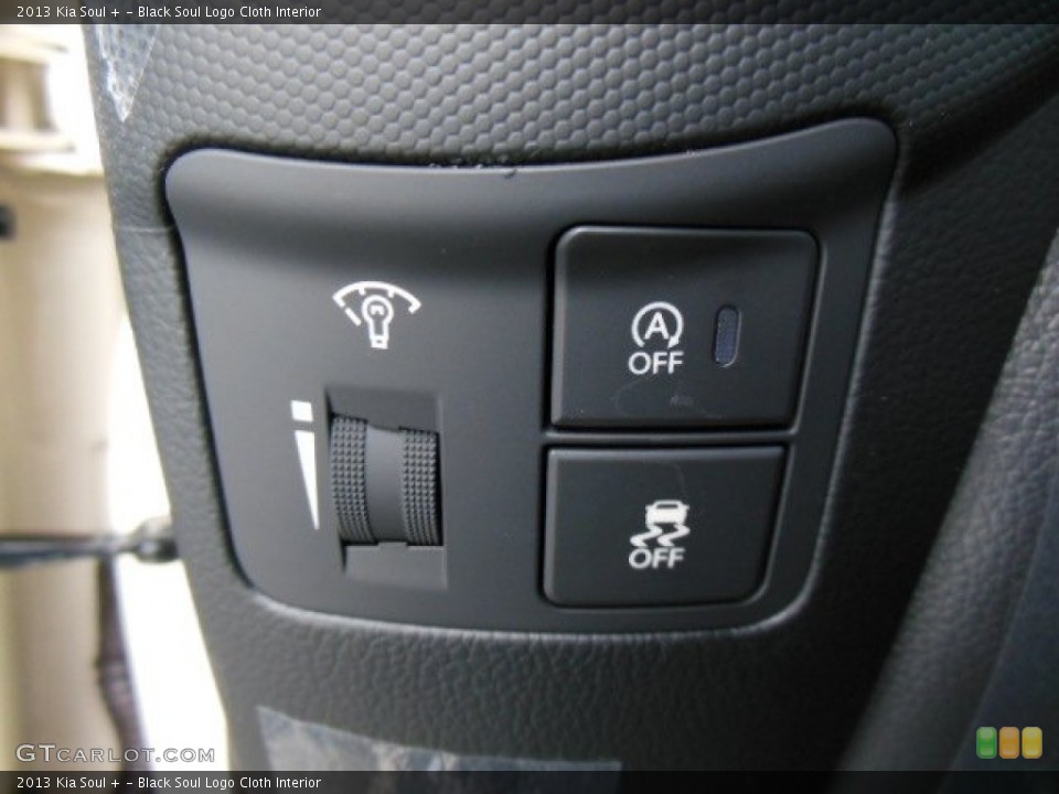 Black Soul Logo Cloth Interior Controls for the 2013 Kia Soul + #75441385