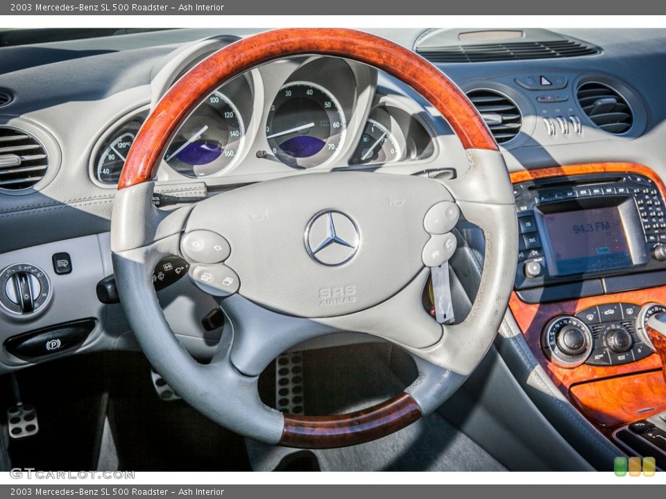 Ash Interior Steering Wheel for the 2003 Mercedes-Benz SL 500 Roadster #75443097