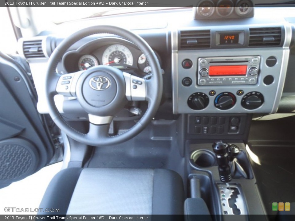 Dark Charcoal Interior Dashboard for the 2013 Toyota FJ Cruiser Trail Teams Special Edition 4WD #75444678