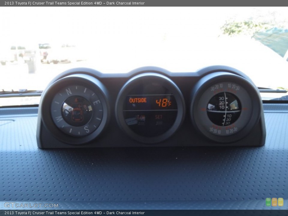 Dark Charcoal Interior Gauges for the 2013 Toyota FJ Cruiser Trail Teams Special Edition 4WD #75444723