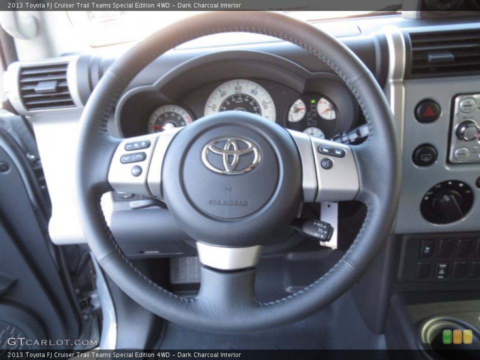 Dark Charcoal Interior Steering Wheel for the 2013 Toyota FJ Cruiser Trail Teams Special Edition 4WD #75444855