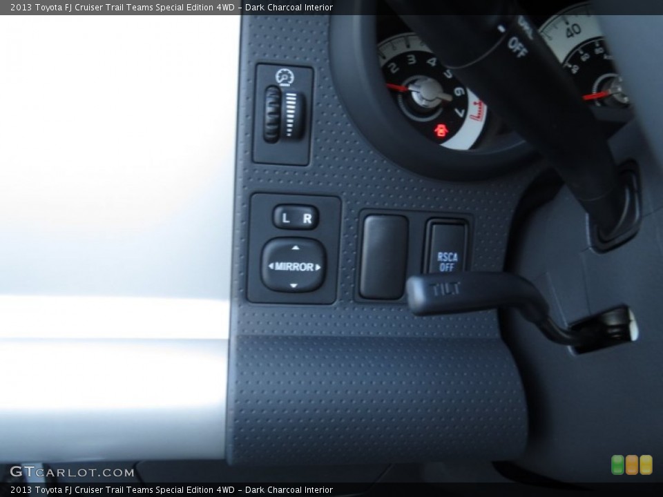 Dark Charcoal Interior Controls for the 2013 Toyota FJ Cruiser Trail Teams Special Edition 4WD #75444885