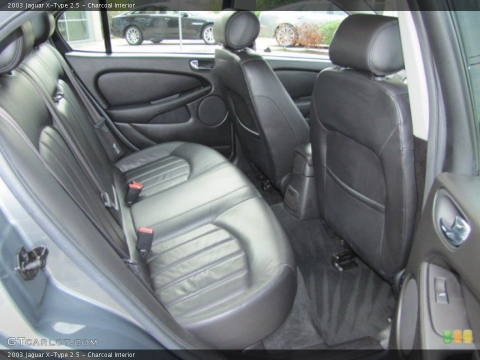 Charcoal Interior Rear Seat for the 2003 Jaguar X-Type 2.5 #75445650