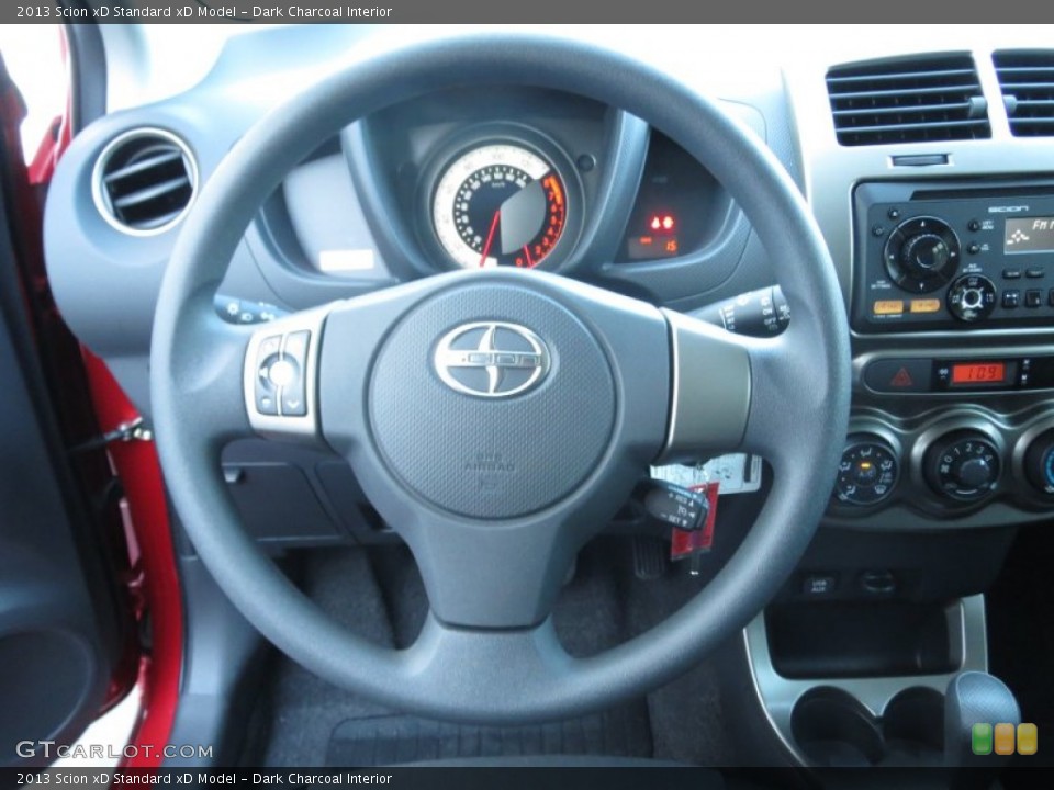 Dark Charcoal Interior Steering Wheel for the 2013 Scion xD  #75446103